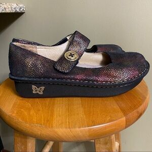 Alegria Paloma Brown Pebble Suede shoes PAL-232 size 39